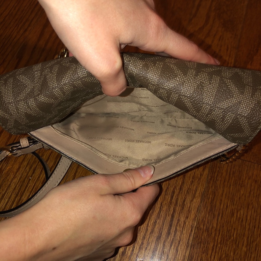 Michael Kors Signature Small Fulton Flap Crossbody - Picture 8 of 8